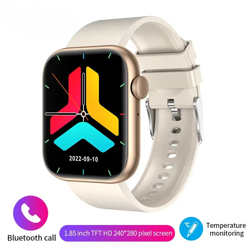 Smart Watch 2024 Wireless Charging Smartwatch Bluetooth Calls Men Women Smartwatches Fitness Bracelet Custom Watch Face
