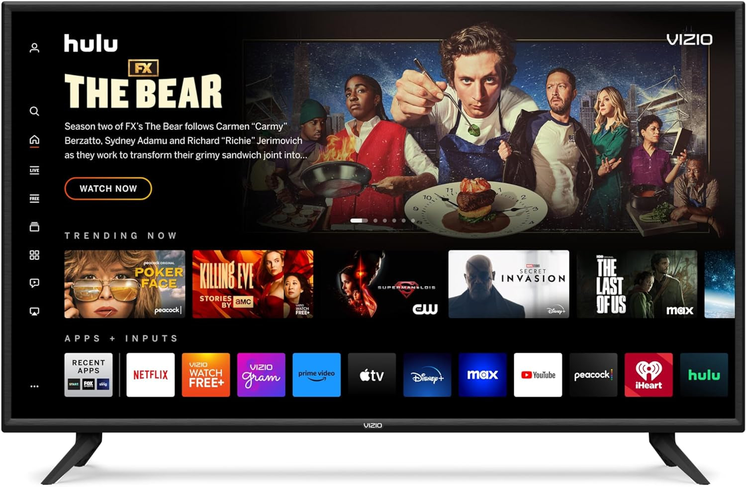 50-Inch V-Series 4K UHD LED HDR Smart TV with Apple Airplay and Chromecast Built-In, Dolby Vision, HDR10+, HDMI 2.1, Auto Game Mode and Low Latency Gaming, V505-J09, 2021 Model